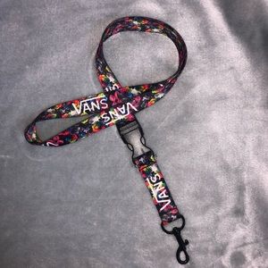VANS floral keychain!!
